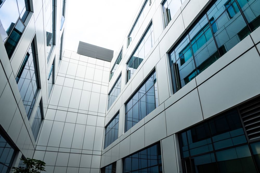A modern hospital building exterior